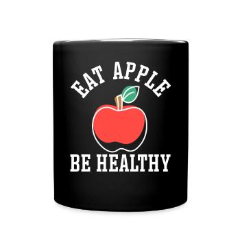 Apple Picking Squad Apple Fruit Lover Apple - Full Colour Mug - black - Front