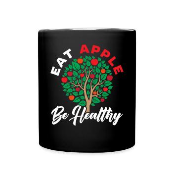 Apple Picking Squad Apple Fruit Lover Apple - Full Colour Mug - black - Front