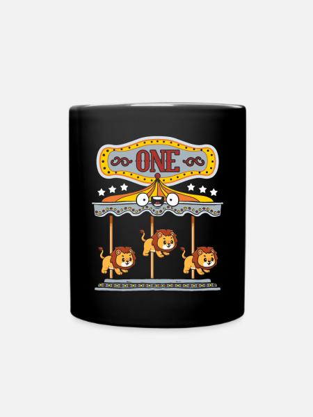 Fête d’anniversaire du carrousel - Mug uni - noir