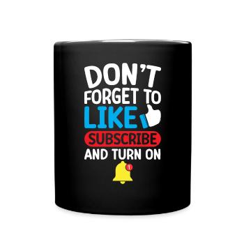 Content Creator Social Media Influencer Vlogger - Tasse einfarbig - Schwarz - Vorne