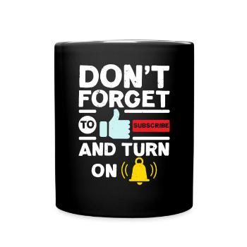Content Creator Social Media Influencer Vlogger - Tasse einfarbig - Schwarz - Vorne