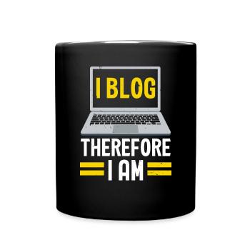 Content Creator Social Media Influencer Vlogger - Tasse einfarbig - Schwarz - Vorne