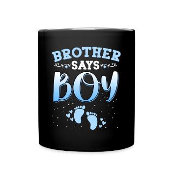 Un frère dit que le sexe d’une fille révèle un nouveau-né - Mug uni - noir - Devant