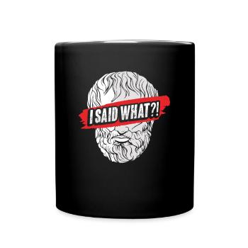 Socrates Philosophy - Full Colour Mug - black - Front