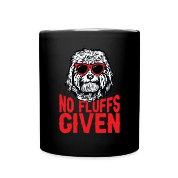Goldendoodle Doodle Hund - Tasse einfarbig - Schwarz - Vorne