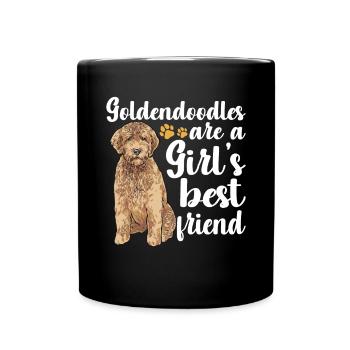 Goldendoodle Doodle Chien - Mug uni - noir - Devant