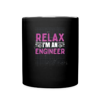 Femmes ingénieures - Mug uni - noir - Devant