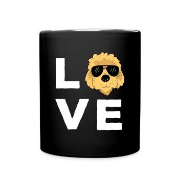 Goldendoodle Doodle Chien - Mug uni - noir - Devant
