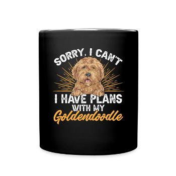 Goldendoodle Doodle Chien - Mug uni - noir - Devant