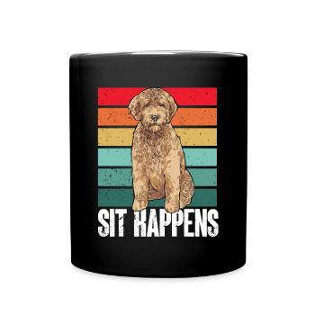 Goldendoodle Doodle Chien - Mug uni - noir - Devant