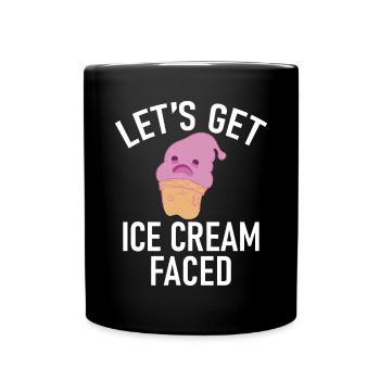 Cadeaux pour amateurs de crème glacée - Mug uni - noir - Devant