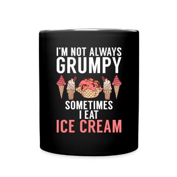 Cadeaux pour amateurs de crème glacée - Mug uni - noir - Devant