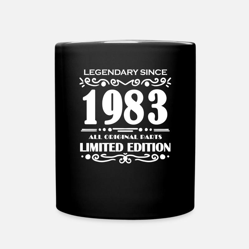 1983 - Né 1983 - Année de construction 1983 - Mug uni - noir