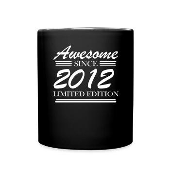2012 - Vintage 2012 - Fantastic since 2012 - Full Colour Mug - black - Front