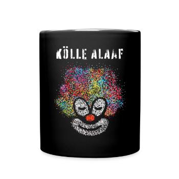 Kölle Alaaf Kölner Karneval Fasching Viva Colonia - Tasse einfarbig - Schwarz - Vorne