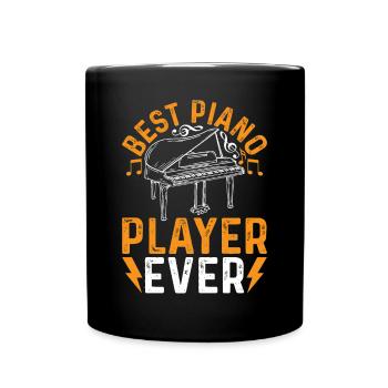Pianist Musician Piano Player - Best Piano Player - Full Colour Mug - black - Front