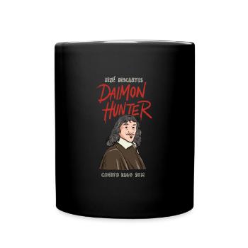 Descartes Daimon Hunter Cogito Ergo Sum - Full Colour Mug - black - Front