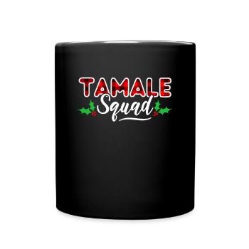 Tamale Squad Christmas Family Matching Outfit - Full Colour Mug - black - Front