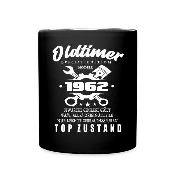 Oldtimer Special Edition Modell 1962 - Tasse einfarbig - Schwarz - Vorne