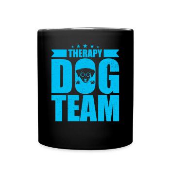 Therapiehunde Team - Tasse einfarbig - Schwarz - Vorne