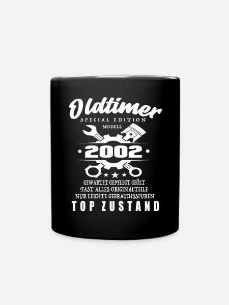 Oldtimer Special Edition Modell 2002 - Tasse einfarbig - Schwarz