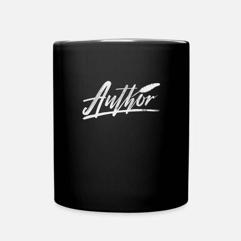 Autor Autoren Schriftsteller Buch Geschenk - Tasse einfarbig - Schwarz