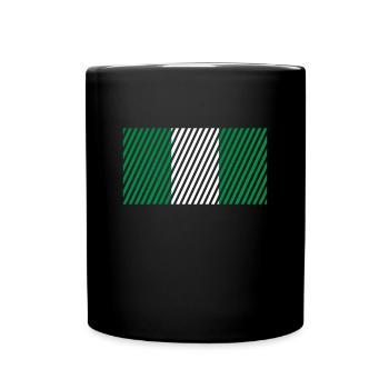 Drapeau du Nigeria - Mug uni - noir - Devant