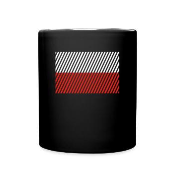 Poland flag - Full Colour Mug - black - Front