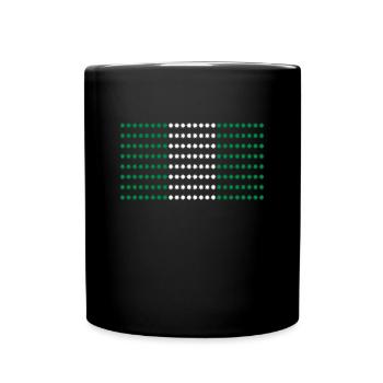 Drapeau du Nigeria - Mug uni - noir - Devant