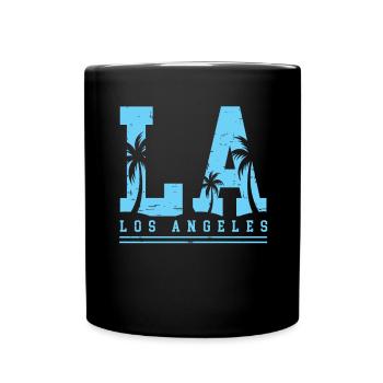 Cadeau Los Angeles La California - Mug uni - noir - Devant