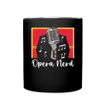 Opéra Nerd Musique Voix Théâtre Chanteur d’opéra - Mug uni - noir - Devant