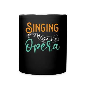 Chant Musique d’opéra Voix Théâtre Chanteur d’opéra - Mug uni - noir - Devant