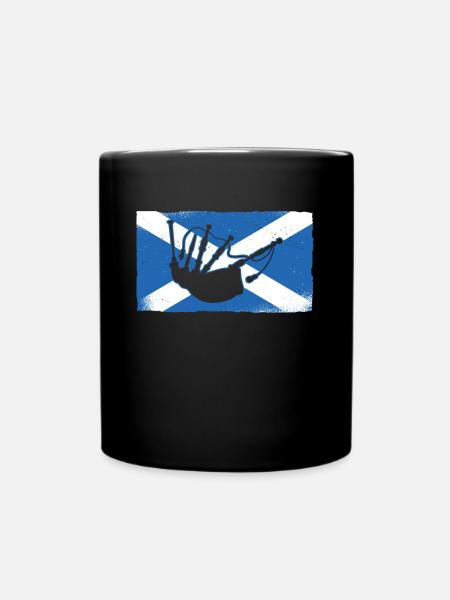 Scottish Bagpipes - Scottish Bagpipes - Full Colour Mug - black