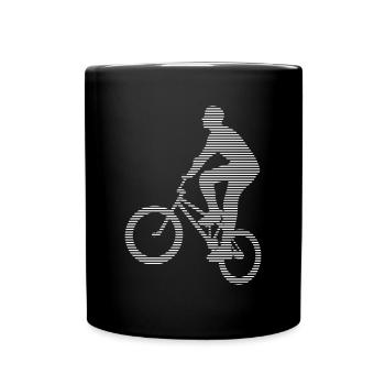BMX - Tasse einfarbig - Schwarz - Vorne