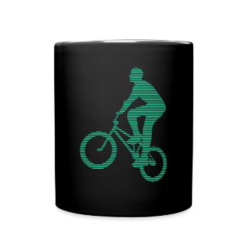 BMX - Tasse einfarbig - Schwarz - Vorne