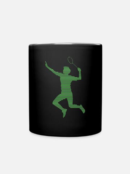 Badminton - Tasse einfarbig - Schwarz