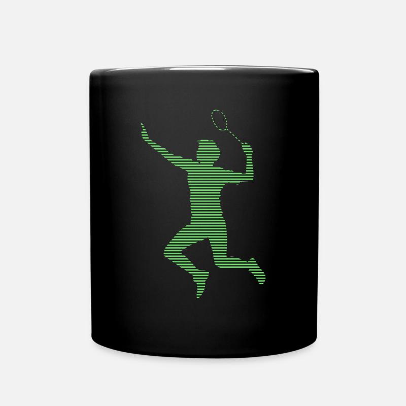 Badminton - Tasse einfarbig - Schwarz