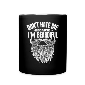 Ne me haïssez pas parce que je fais un cadeau bartierer - Mug uni - noir - Devant