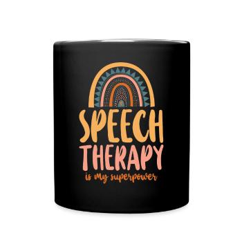 Speech Therapist Therapy Assistant - Tasse einfarbig - Schwarz - Vorne