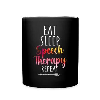 Assistant orthophoniste - Mug uni - noir - Devant