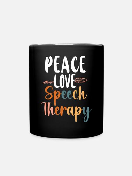 Speech Therapist Therapy Assistant - Tasse einfarbig - Schwarz