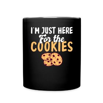 Cadeaux Cookie Lover - Mug uni - noir - Devant