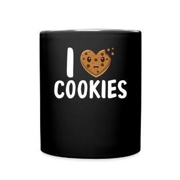 Cookie Lover Gifts - Full Colour Mug - black - Front