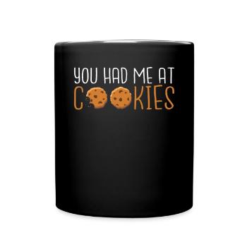 Cookie Lover Gifts - Full Colour Mug - black - Front
