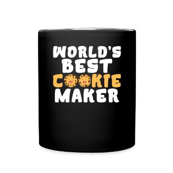 Cookie Lover Gifts - Full Colour Mug - black - Front