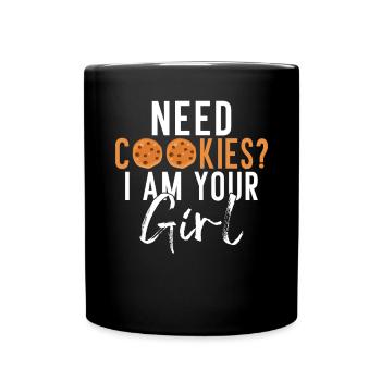 Cadeaux Cookie Lover - Mug uni - noir - Devant