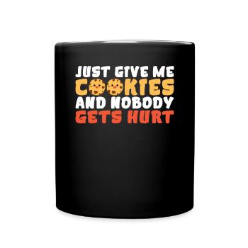 Cookie Lover Gifts - Full Colour Mug - black - Front