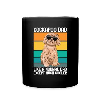Cockapoo Dog - Full Colour Mug - black - Front