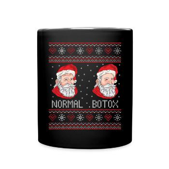 Hautarzt Botox Weihnachten - Tasse einfarbig - Schwarz - Vorne