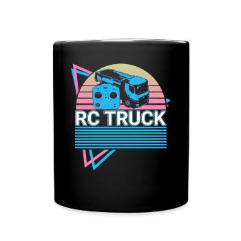 Rc Truck Retro - Tasse einfarbig - Schwarz - Vorne
